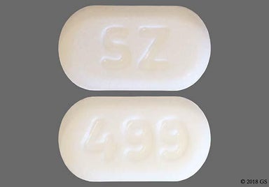 White Oval Sz And 499 - Ezetimibe 10mg Tablet