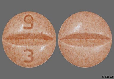 Red-Brown Round 9 3 - Pramipexole Dihydrochloride 0.5mg Tablet