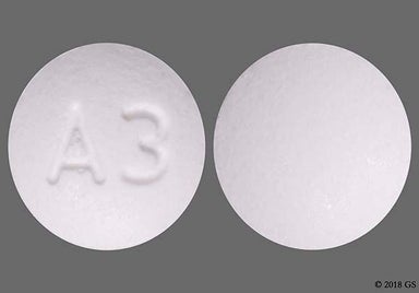 White Round A3 - Dexmethylphenidate Hydrochloride 10mg Tablet