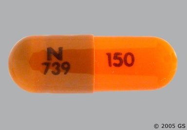 Orange And Tan N 739 150 - Mexiletine Hydrochloride 150mg Capsule