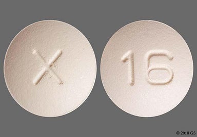 Pink Round 16 And X - Felodipine 5mg Extended-Release Tablet