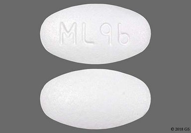 White Oval Ml 96 - Irbesartan 300mg Tablet