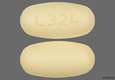 Yellow Oval L324 - Olmesartan Medoxomil 40mg Tablet