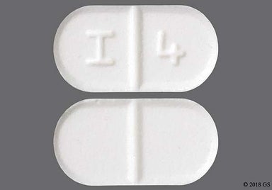 White Oblong I 4 - Glimepiride 4mg Tablet