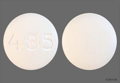 White Round 485 - Bicalutamide 50mg Tablet