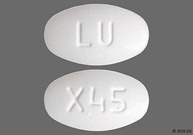 White Oval X45 - Armodafinil 250mg Tablet