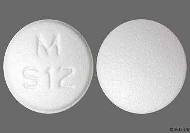 White Round M S12 - Sumatriptan Succinate 100mg Tablet