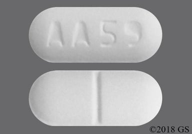 White Oblong Aa59 - Oxaprozin 600mg Tablet