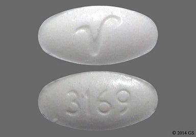 White Oval 3169 - Furosemide 20mg Tablet