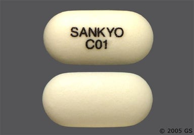 White Oval Sankyo C01 - Colesevelam Hydrochloride 625mg Tablet