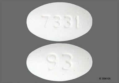 White Oval 7331 - Fenofibrate 160mg Tablet