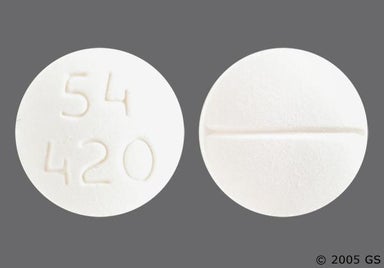 Yellow Round 54 420 - Mercaptopurine 50mg Tablet