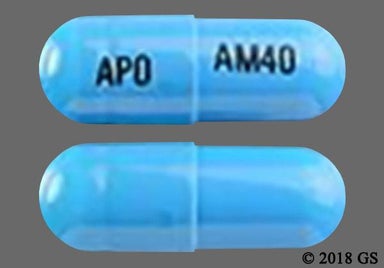 Blue Capsule APO AM40 - Atomoxetine 40mg Capsule