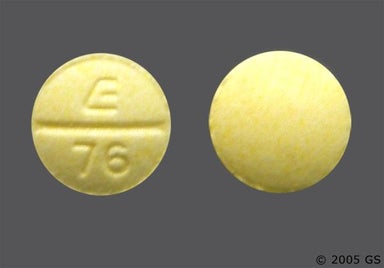 Yellow Round E 76 - Phendimetrazine Tartrate 35mg Tablet