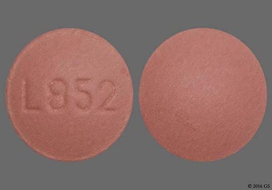 Pink Round L852 - Ranitidine Maximum Strength 150mg Tablet