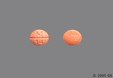 Orange Round M 14 - Methotrexate Sodium 2.5mg Tablet
