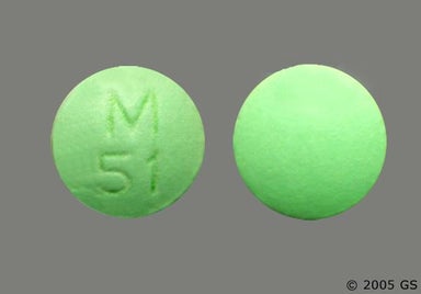 Green Round M 51 - Amitriptyline Hydrochloride 25mg Tablet