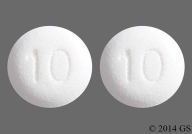 White Round 10 - Opsumit 10mg Tablet