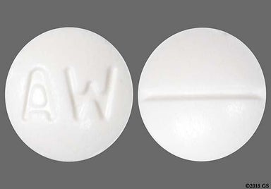 White Round Aw - Allopurinol 100mg Tablet