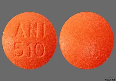 Orange Round Ani 510 - Indapamide 1.25mg Tablet