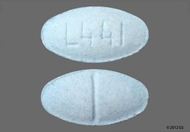 Blue Oval L441 - CVS Nighttime Sleep-Aid 25mg Tablet