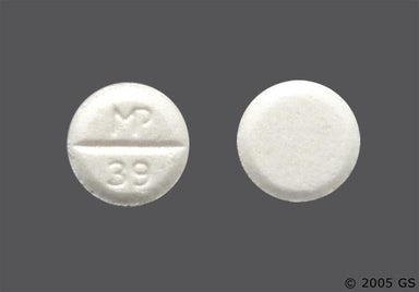 White Round MP 39 - Lorazepam 1mg Tablet