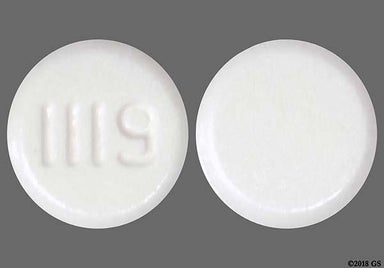 White Round 1119 - Pioglitazone Hydrochloride 30mg Tablet