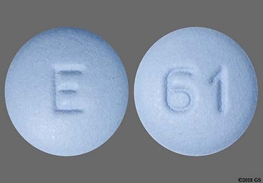 Blue Round 61 And E - Finasteride 5mg Tablet