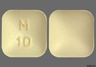 Beige Square M 10 - Montelukast Sodium 10mg Tablet