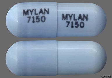 Blue Capsule MYLAN 7150 MYLAN 7150 - Celecoxib 200mg Capsule
