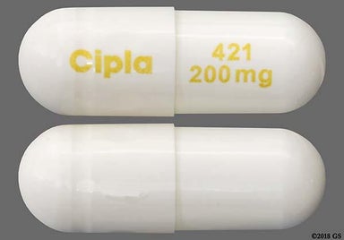 White Capsule Cipla 421 200 mg - Celecoxib 200mg Capsule