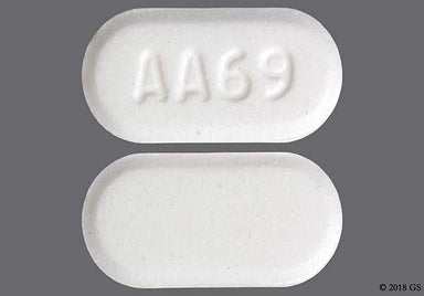 White Oblong AA69 - Ezetimibe 10mg Tablet