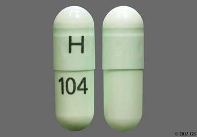 Green Capsule H 104 - Indomethacin 50mg Capsule