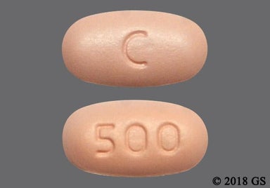 Peach Oblong 500 - Capecitabine 500mg Tablet