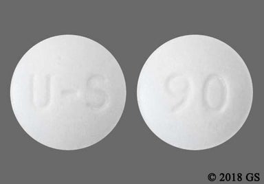 White Round U-S - Diphenoxylate Hydrochloride/Atropine Sulfate 2.5mg-0.025mg Tablet