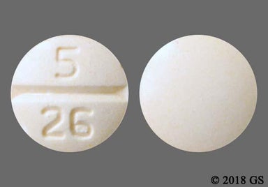 Yellow Round 5 26 - Bumetanide 1mg Tablet