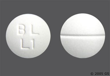 White Round BL L1 - Lysodren 500mg Tablet