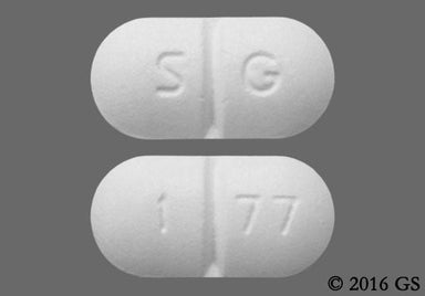 White Oblong 1 77 And S G - Gabapentin 600mg Tablet