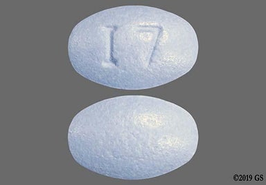 Blue Oval I 7 - Naproxen Sodium 220mg Caplet
