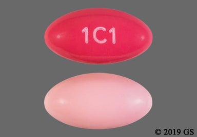 Pink Capsule 1C1 - Bijuva 1mg-100mg Capsule