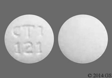 White Round CTI 121 - Famotidine 20mg Tablet