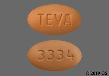 Orange Oval TEVA - Tadalafil 20mg Tablet