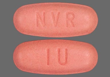 Red Oval Nvr And Iu - Aliskiren 300mg Tablet