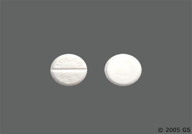 White Round MYLAN 457 - Lorazepam 1mg Tablet