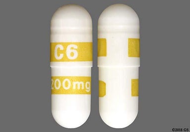 White Capsule C6 200mg - Celecoxib 200mg Capsule
