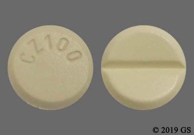 Yellow Round Cz 100 - Clozapine 100mg Tablet