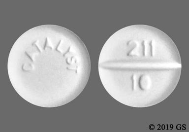White Round Catalyst And 211 10 - FIRDAPSE 10mg Tablet