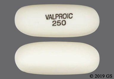 White Capsule VALPROIC 250 - Valproic Acid 250mg Capsule