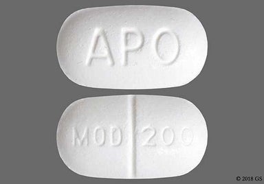 White Oval MOD 200 - Modafinil 200mg Tablet