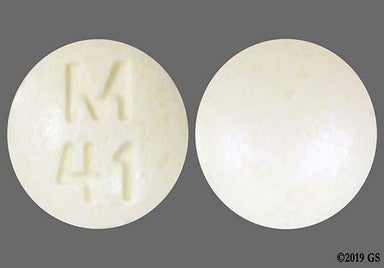 Beige Round M 41 - Spironolactone/Hydrochlorothiazide 25mg-25mg Tablet